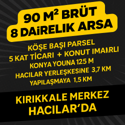 Kırıkkale Merkez’de İmarı Hazır 8 Dairelik Kaçırılmayacak Arsa Fırsatı!
